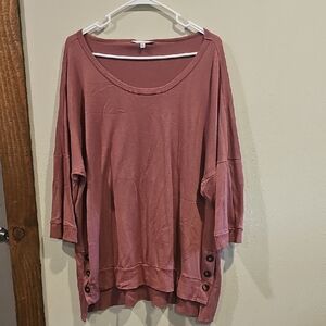 Purple Snow Oversized Purple Blouse
